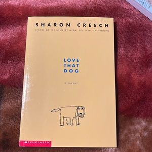love that dog by Sharon screech